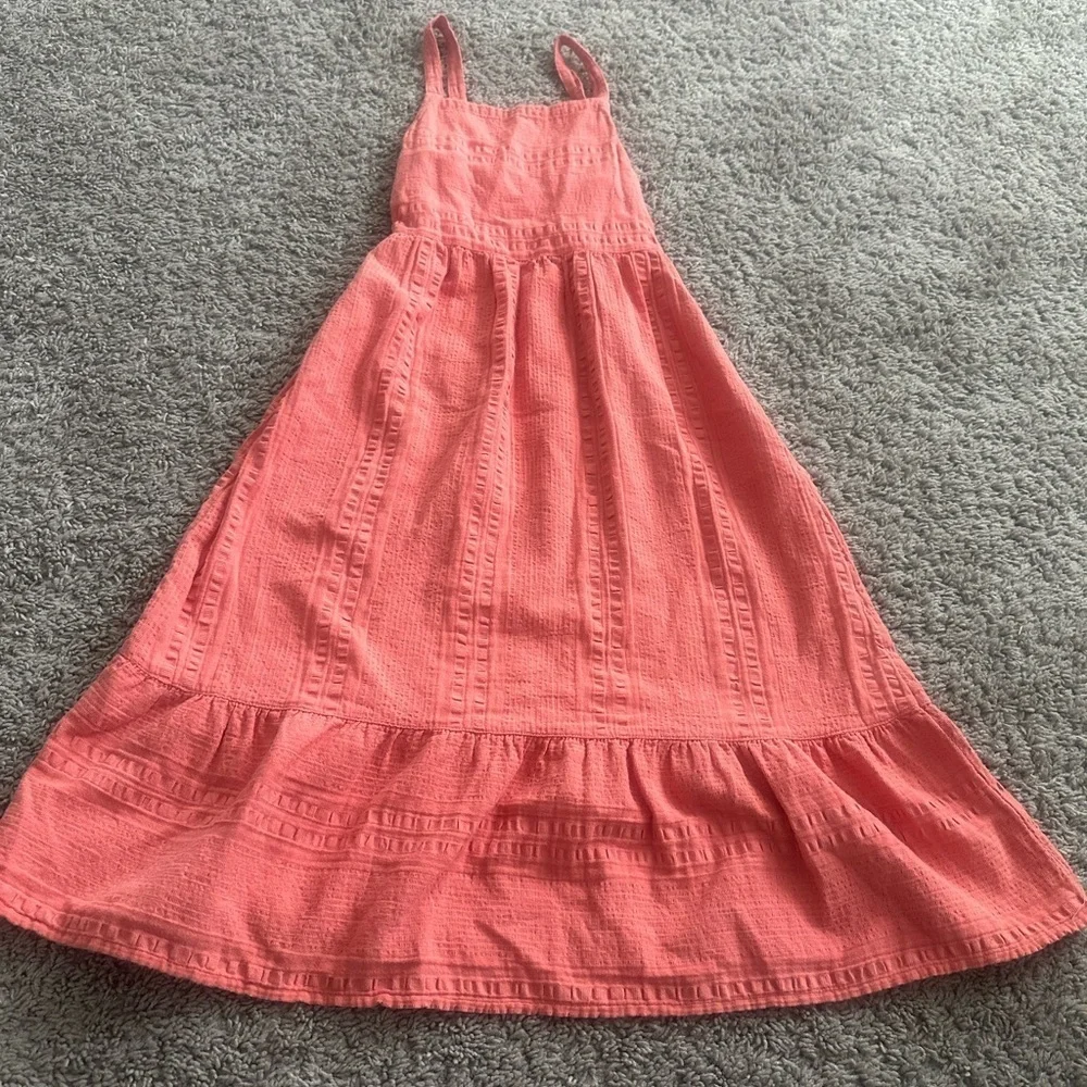Charming Coral Kids Dress